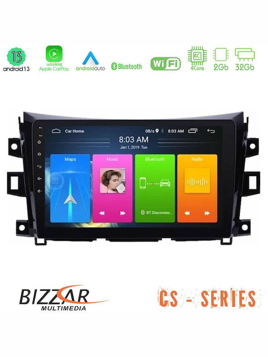 Bizzar Auto-Audiosystem 2DIN (Bluetooth/USB/WiFi/GPS/Apple-Carplay/Android-Auto) mit Touchscreen 9"