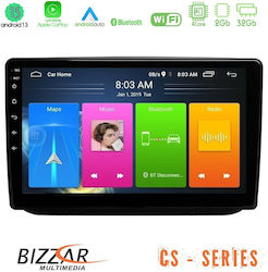 Bizzar Car-Audiosystem für Skoda Fabia 2007-2014 (Bluetooth/USB/WiFi/GPS/Apple-Carplay/Android-Auto) mit Touchscreen 10"