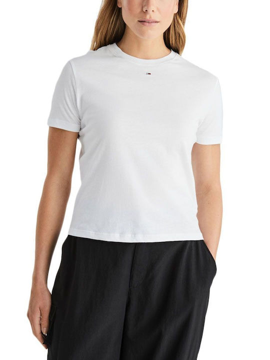 Tommy Hilfiger Essential Damen T-shirt Weiß