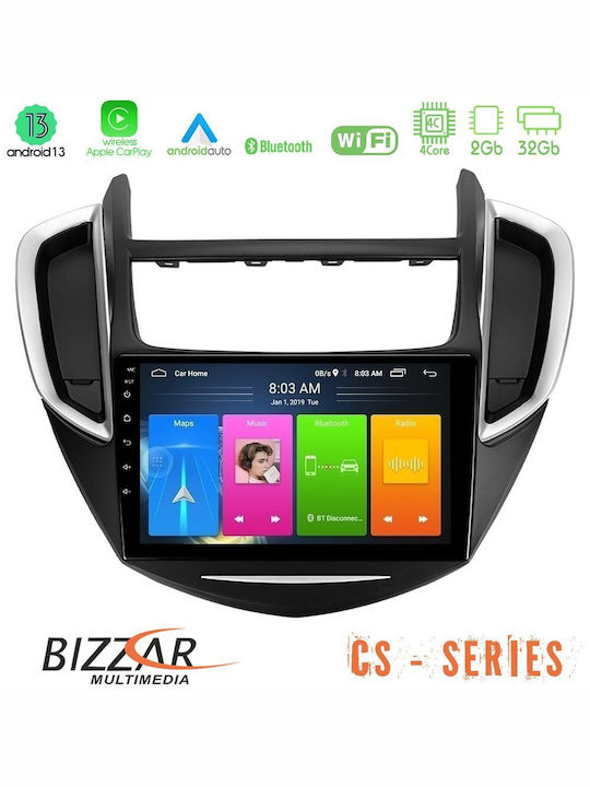 Bizzar Sistem Audio Auto 2DIN (Bluetooth/USB/WiFi/GPS/Apple-Carplay/Android-Auto) cu Ecran Tactil 9"