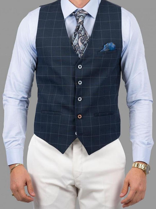 Dezign Men's Vest Blue