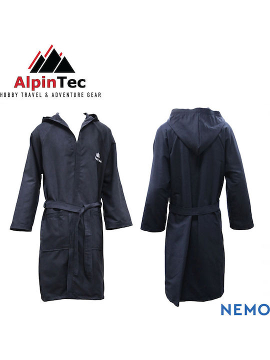 AlpinPro Nemo BRSS-BL Swimming Bathrobe Black