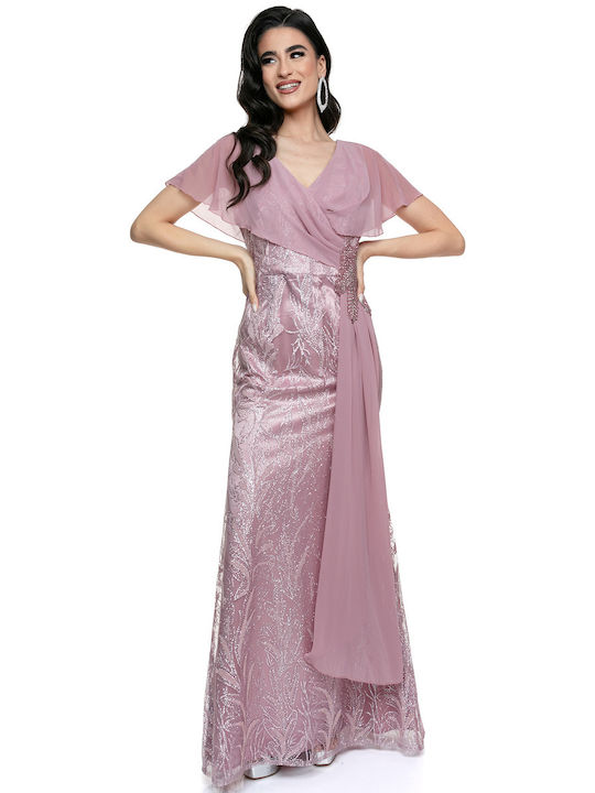 RichgirlBoudoir Maxi Φόρεμα Σατέν Έντονο Χρώμα