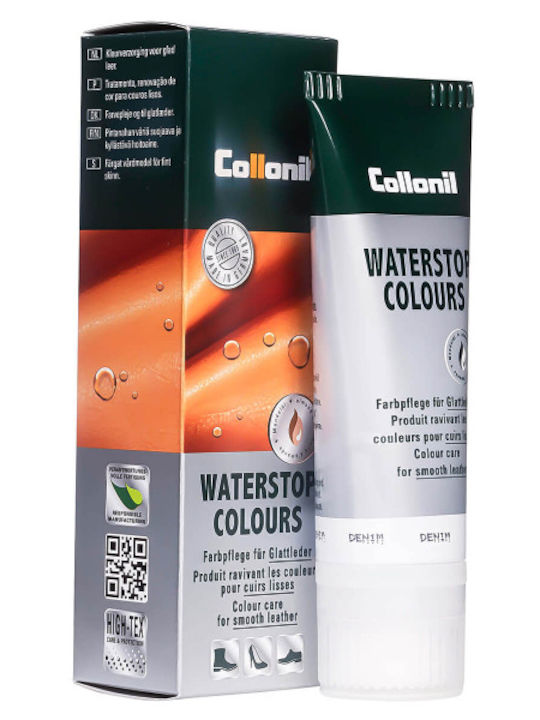 Collonil Waterstop Colours Almond Oil Shoe Cream Κρέμα Παπουτσιών Λάδι Αμυγδάλου 75 Ml Τζιν