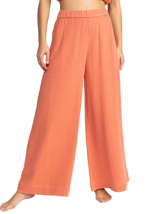 Golden Tropic Γυναικείο Υφασμάτινο Παντελόνι Apricot