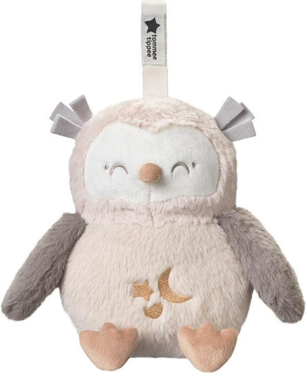 Tommee Tippee Παιχνίδι Ύπνου Ollie Deluxe Η Κουκουβάγια από Ύφασμα με Λευκούς Ήχους, Φως και Αισθητήρα Κλάματος για Νεογέννητα