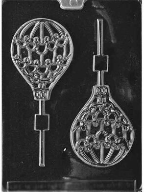 Plastic Lollipop Baking Pan Hot air balloon Mold 10.16x10.16x7.94cm