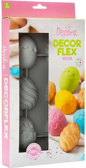 Decora Formă de Patiserie din Silicon 6 Locuri 30x17x3buc 1buc