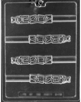 Plastic Chocolates Baking Pan Baby Mould Blocks 10.64x10.64x10.64cm