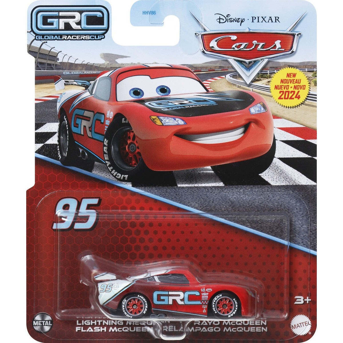 Mattel Fulger McQueen Global Racers Cup Mașinuță Fulger McQueen 1