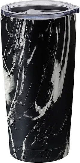 Klikareto Ποτήρι Θερμός 600ml Μαύρο