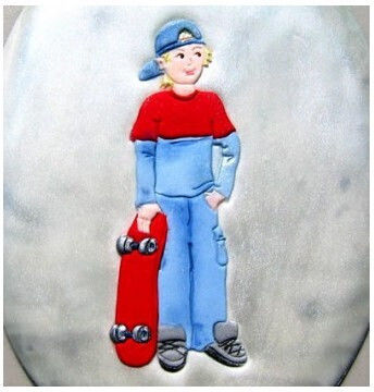 Skateboarder Skateboarder Decupator pentru prajitura 5060325301508
