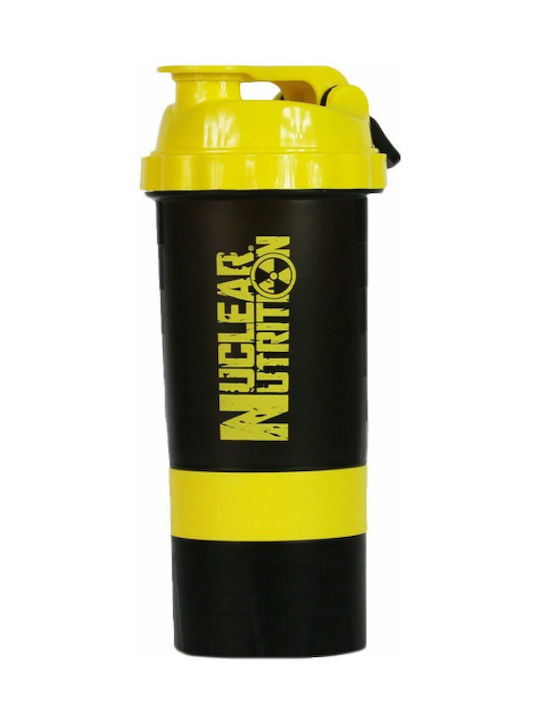 Nuclear Nutrition Plastic Protein Shaker 500ml Black