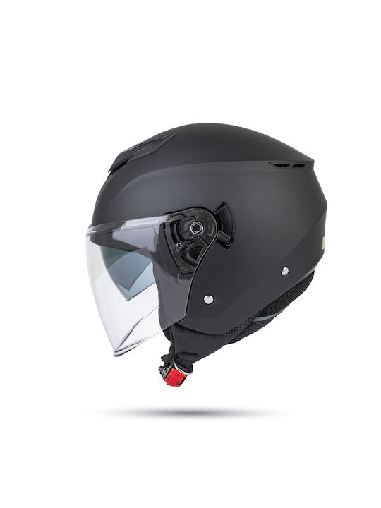 Yohe 852 SV Μαύρο Mat Κράνος Μηχανής Jet 1200gr