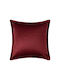 Silk Fashion Decorative Pillow Case A804 in Burgundy Velvet 45x45cm