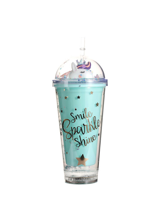 Tpster Glass Water made of Plastic in Green Col...