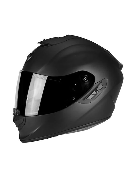 Scorpion EXO 1400 EVO II Scorpion Air Solid Mat Black Κράνος Μηχανής Full Face ECE 22.06