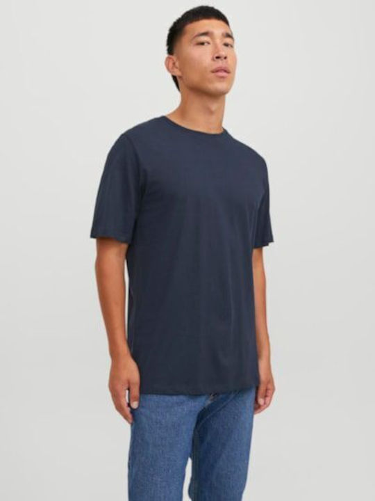 Jack & Jones Herren T-Shirt Kurzarm Navy