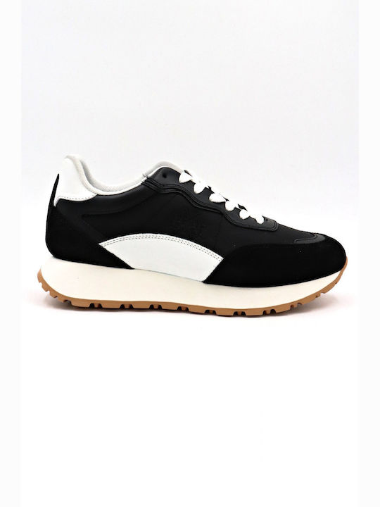 La Martina Logo Sneakers Black