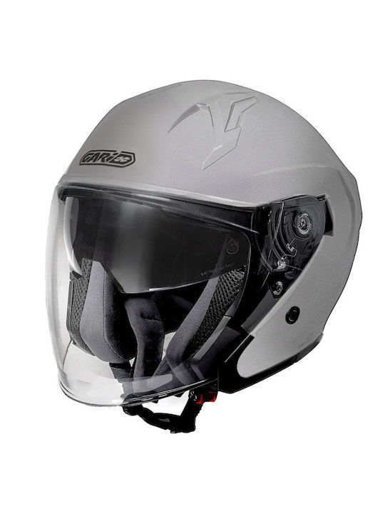 Garibaldi G40 Jet με Sun Visor ECE 22.06 Matt Platinum