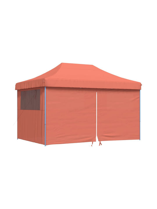 vidaXL Garden Freestanding Gazebo Orange 4.4x2....