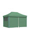 vidaXL Garden Freestanding Gazebo Green 4.1x2.79cm