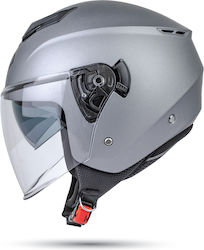 Yohe 852 SV Jet με Sun Visor ECE 22.06 Titanium Mat