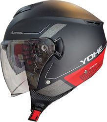 Yohe 852 SV Jet mit Sun Visor Black Mat