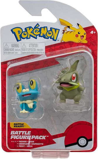 Pokemon Miniatur-Spielzeug Froakie And Axew