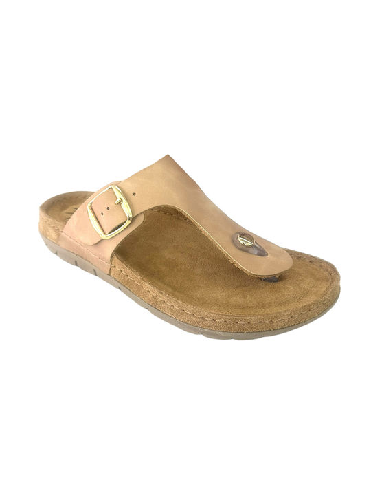 Sunny Sandal Women's Flat Sandals Anatomic in Beige Color