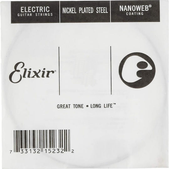 Elixir Nanoweb Einzel E-Gitarrensaiten Bronze