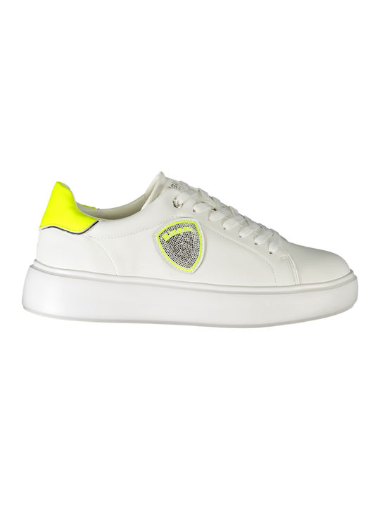 Blauer Sneakers White