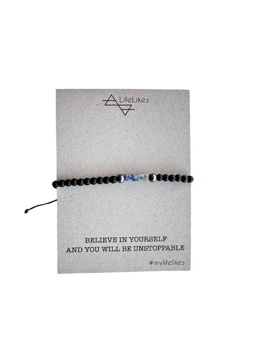 Men's Bracelet Blue Parallel