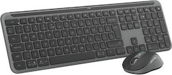 Logitech Signature Slim Combo MK950 Fără fir Bluetooth Set tastatură și mouse Engleză US