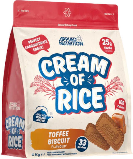 Applied Nutrition Cream Of Rice Special Food Supplement 1000gr Toffee