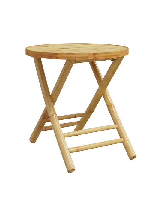 Tisch für kleine Außenbereiche aus Bambus Zusammenklappbar Bamboo 45x45x45cm