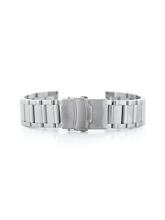 Pacific Metallic-Armband Silber 24mm