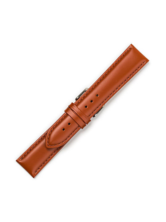 KOSTELO Leather Strap Tabac Brown 16mm