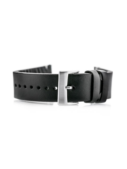 Pacific Leather Strap Black 24mm