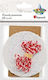 Titanum Paper Decorative Element for DIY Crafts White 6pcs