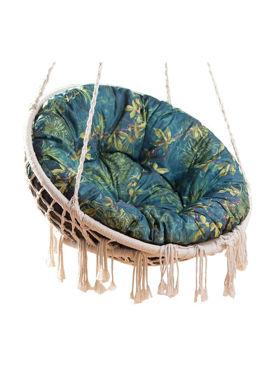 Pernă Swing Cushion De Grădină Rotundă Verde Sea 90x91cm Waterproof