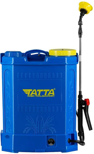 Tatta Drucksprüher 12V mit Batterie 8Ah mit Kapazität 20Es in Grau Farbe