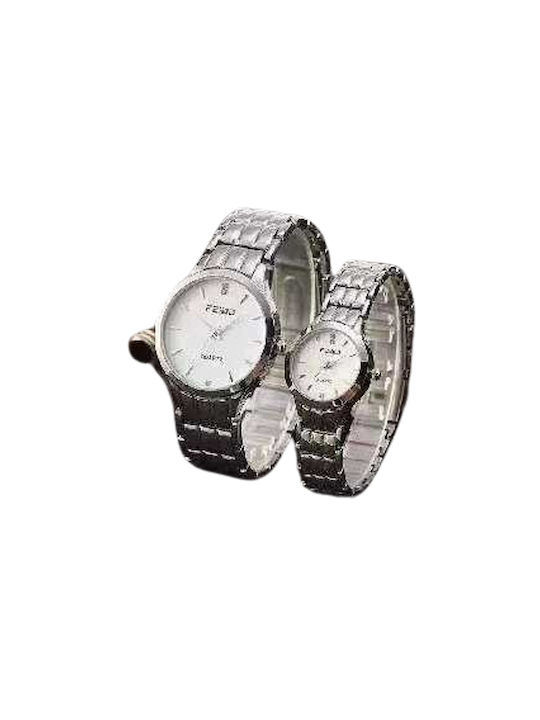 Watch with Silver Metal Bracelet