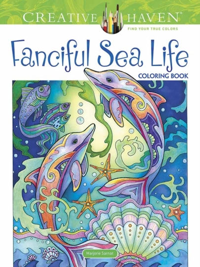 Colouring Book Creative Haven Fanciful Sea Life Coloring Book