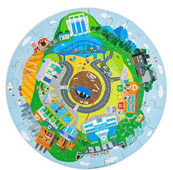Ξύλινο Παιδικό Puzzle Σφηνώματα 50pcs Kidslife