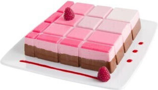 Pavoni Ceramic Silicone Ice Cream & Ice Lolly Baking Pan 24x24x5.1cm