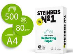 Steinbeis Ανακυκλωμένο Χαρτί A4 80gr/m² 500 φύλλα Steinbeis Ανακυκλωμένο Χαρτί A4 80gr/m² 500 φύλλα