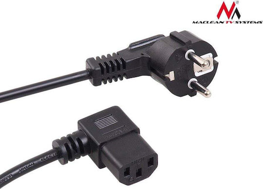 Maclean Energy Schuko / IEC C13 - Schuko / IEC C13 Cable 1.5m Μπλε MCTV-802