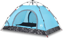 vidaXL Σκηνή Camping Igloo Μπλε για 4 Άτομα