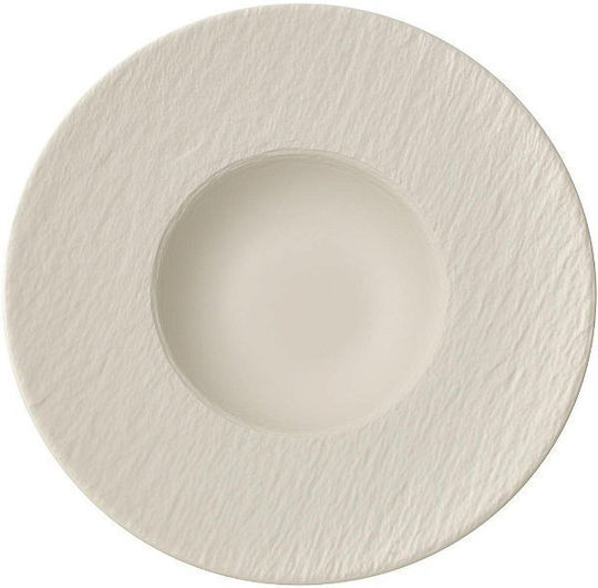 Villeroy & Boch Rock Teller Suppe aus Porzellan Weiß mit Durchmesser 27.5cm